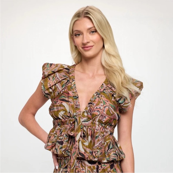 Anthropologie Tops - Anthropologie Meet Me In Santorini Adelina Top
